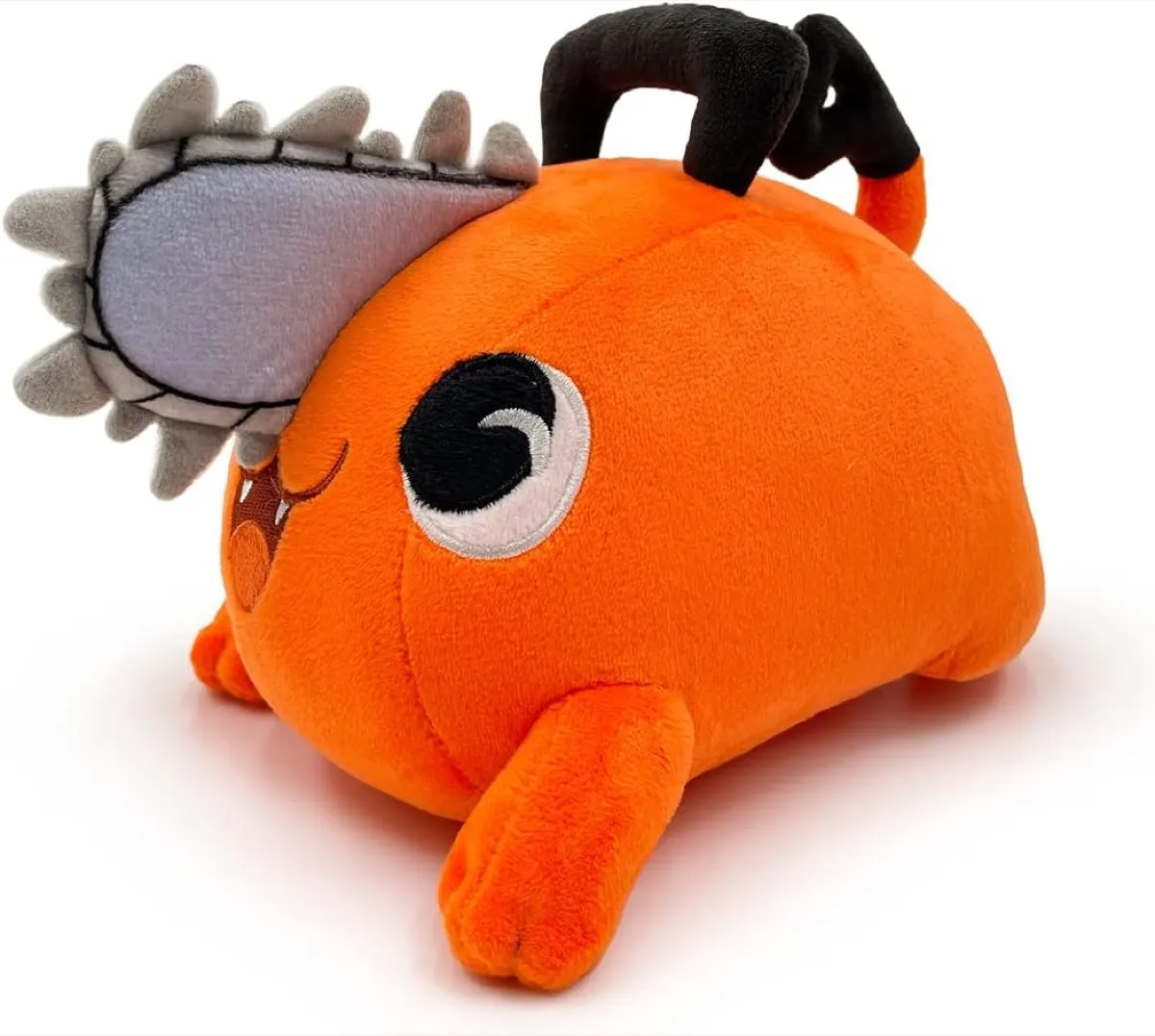 A Pochita plushie from "Demon Slayer"