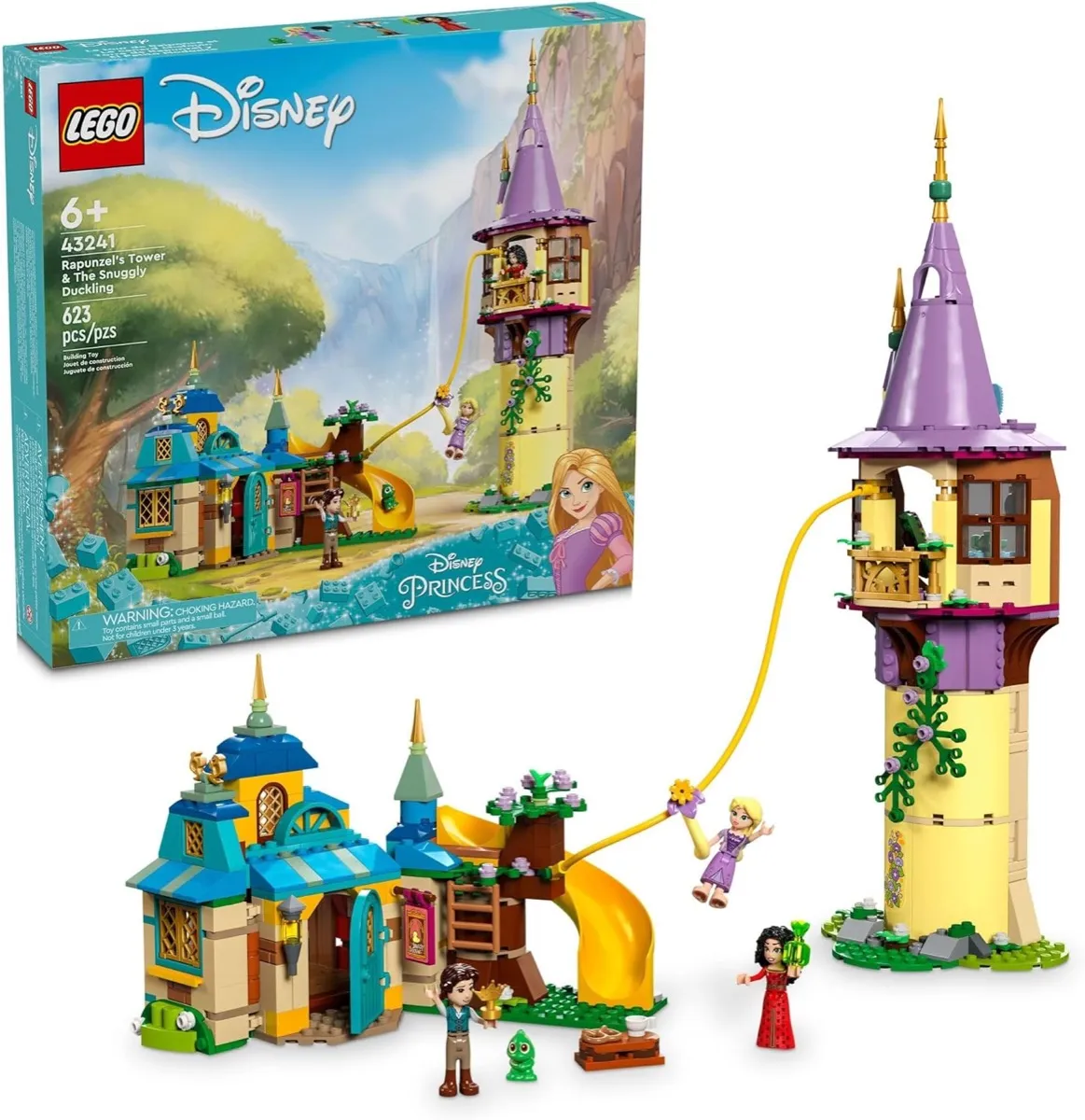 A LEGO version of Princess Rapunzel’s Tower & The Snuggly Duckling from "Tangled"