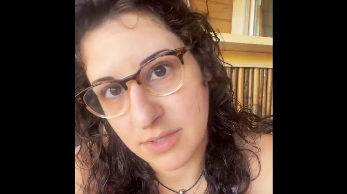 Annie Altman is seen in a screengrab from her TikTok channel phuckfilosophy