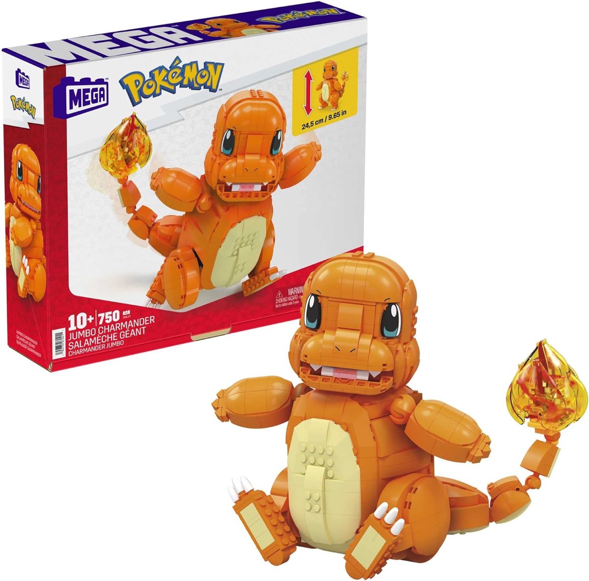 A MEGA model of Charmander from "Pokemon"