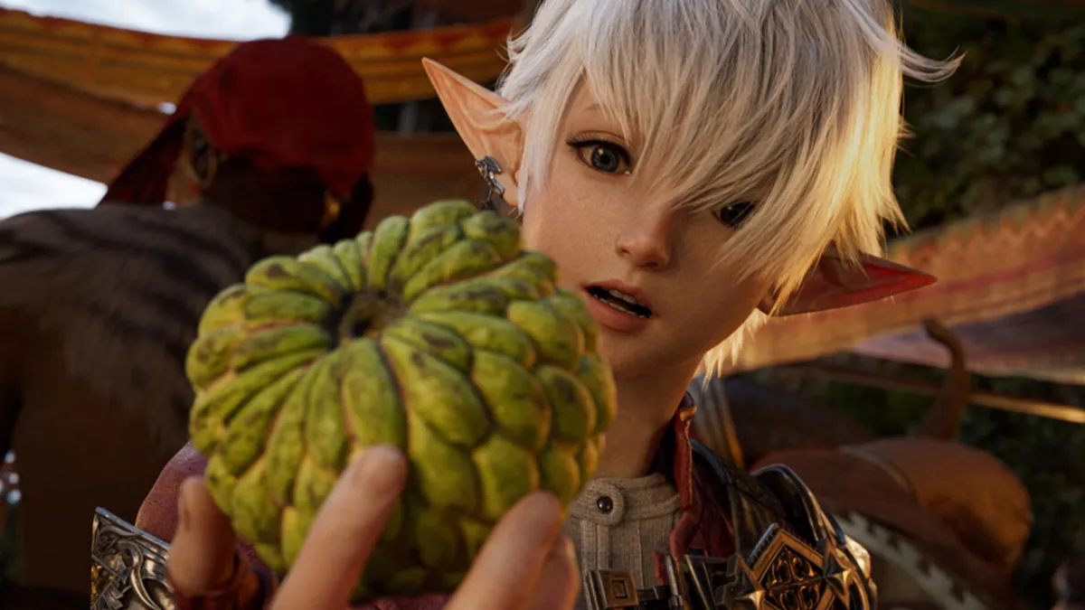 An elf in Final Fantasy XIV