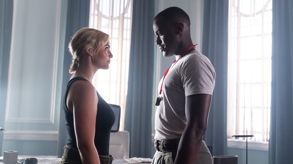 ruby and the doctor standing at each other