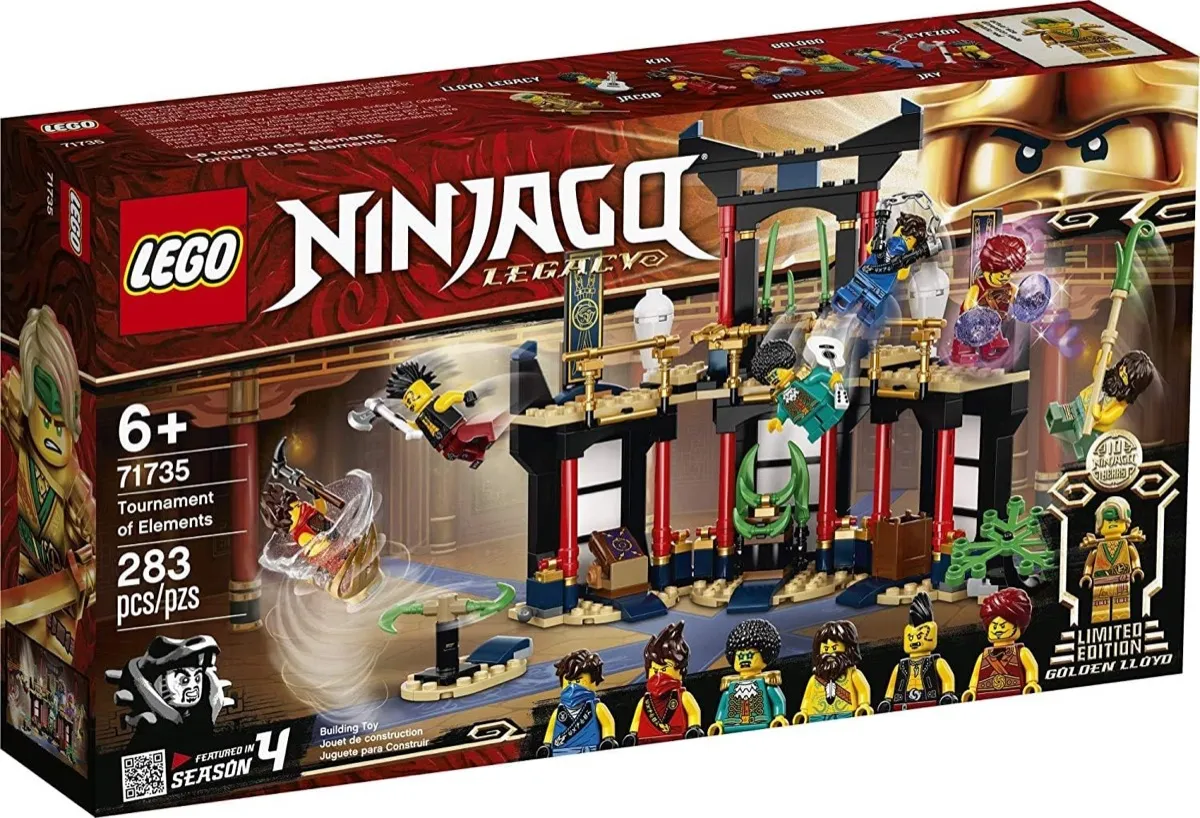 A LEGO model of the Legacy Tournament of Elements from "Ninjago"