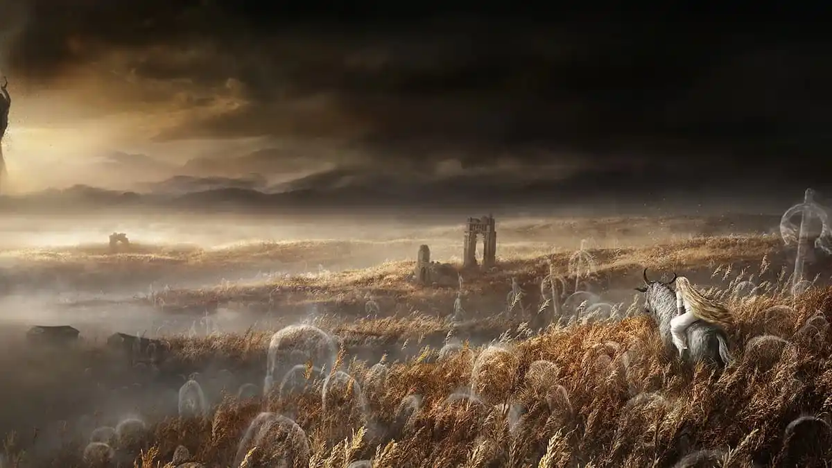 Miquella (probably) in promotional art for Elden Ring Shadow of the Erdtree