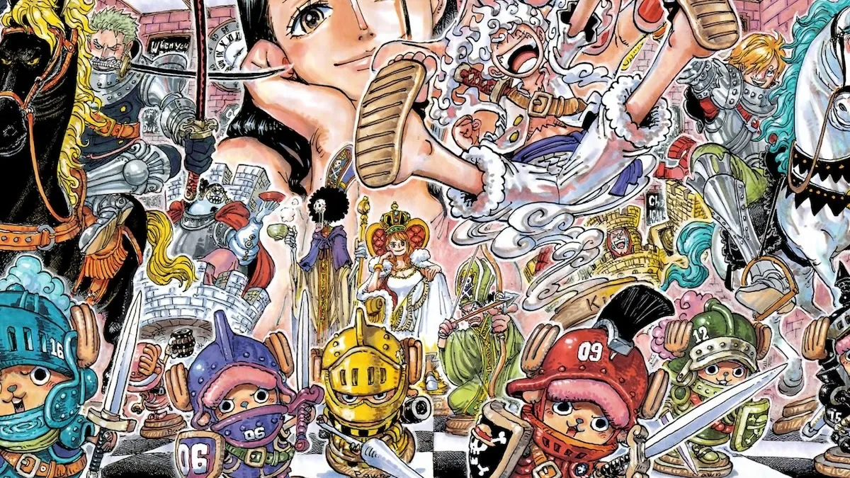 Color spread from One Piece chapter 1113.