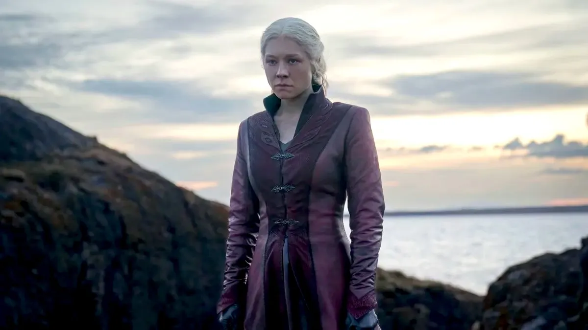 Emma D'Arcy as Rhaeynyra Targaryen in House of the Dragon.