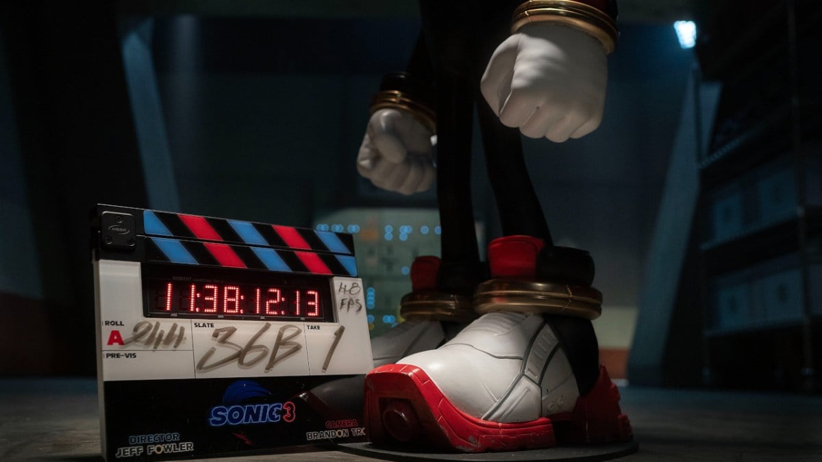 A teaser for Shadow the Hedgehog in Sonic the Hedgehog 3.